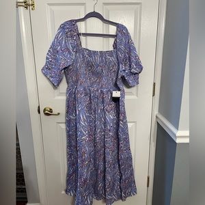 New with Tags Eloquii Smocked Dress